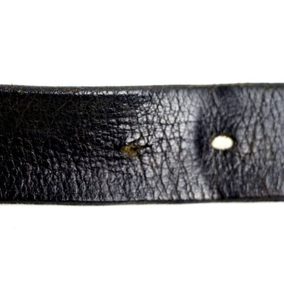Old Navy BLACK GENUINE LEATHER 1.25"Wd CASUAL DRESS MEN'S BELT Sz 36 (13D - Picture 11 of 15